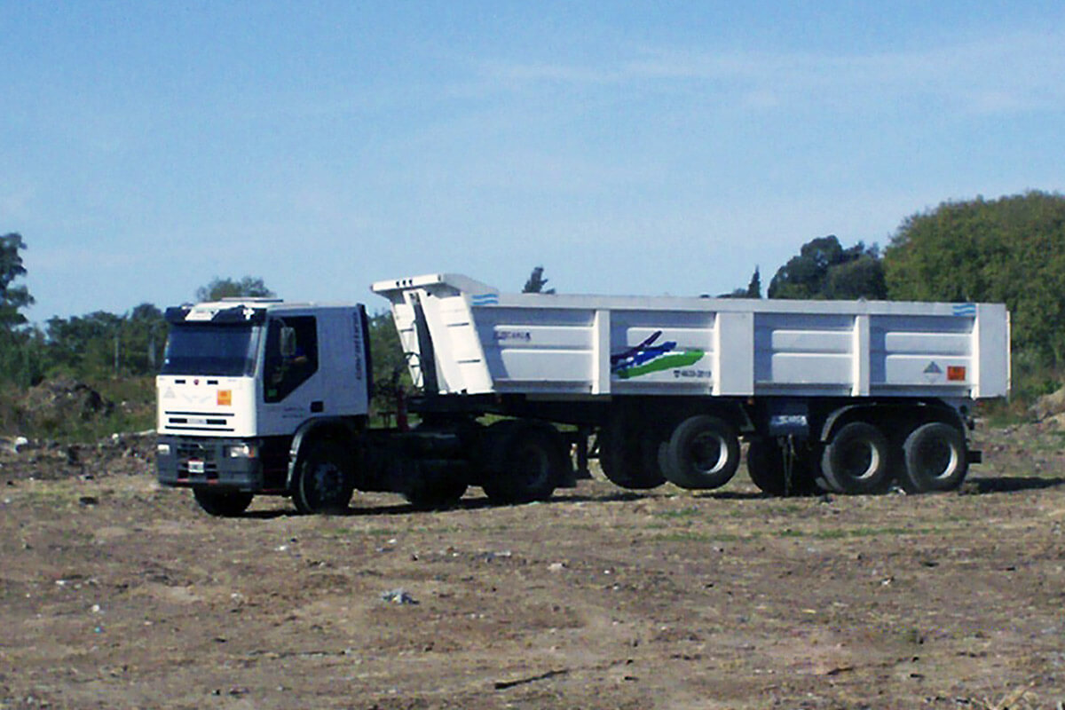 Tractor con Batea